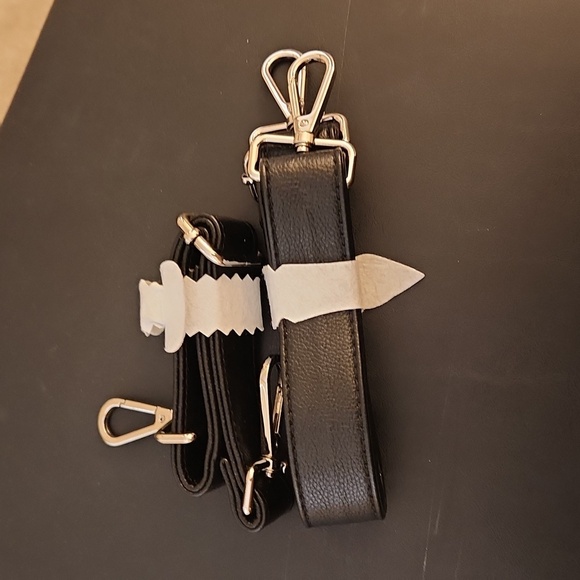 Club Exx Black Rebel Fringe Vegan Leather Backpack Shoulder Bag Silver Hardware - Picture 9 of 11